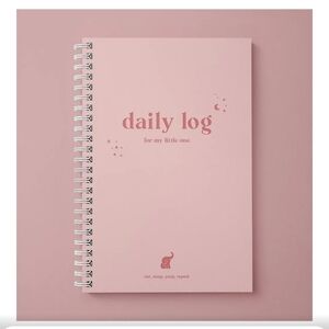Pink Daily Log for Baby
